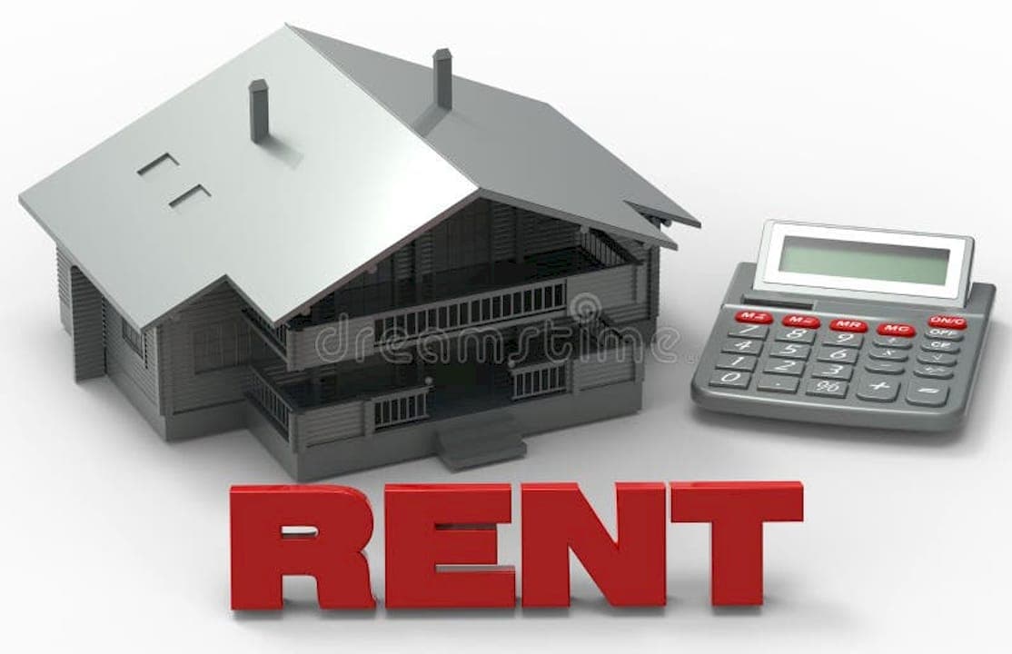 Calculate Rent Concept / House Loan Stock Illustration ...